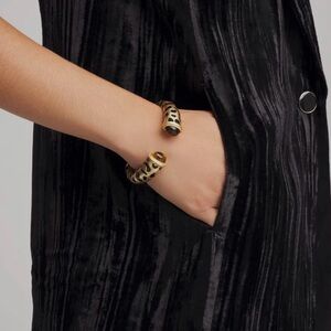 Nwt chicos animal print hinge cuff bracelet